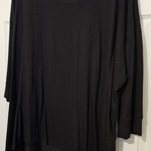 LuLaRoe Black Long Sleeve Oversized Tee